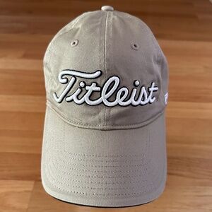 Titleist Tour Performance PRO-V1 FJ Golf Cap Hat Khaki Tan